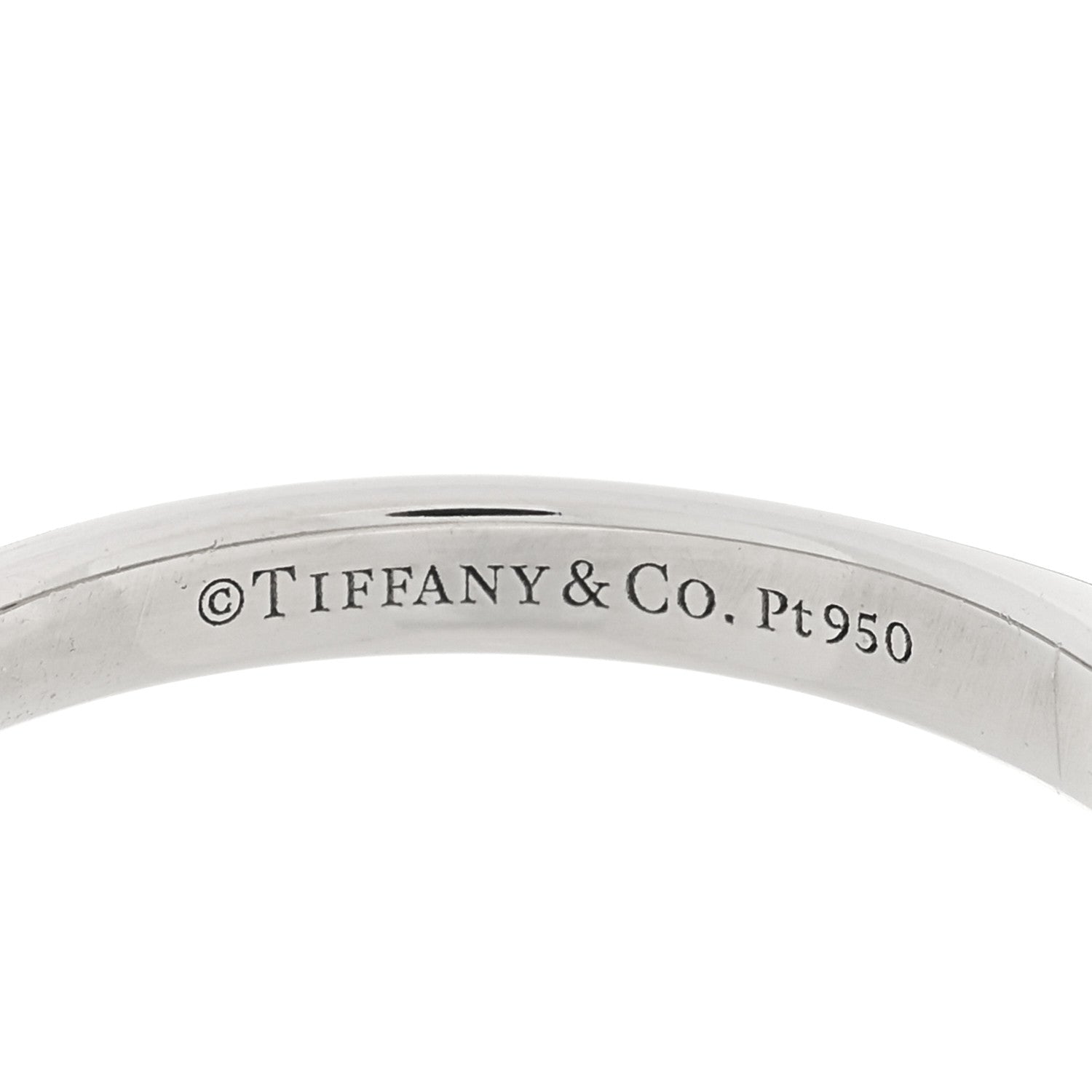 Tiffany Platinum Diamond 1.26ct Solitaire Engagement Ring 51 5.75 4 of 5