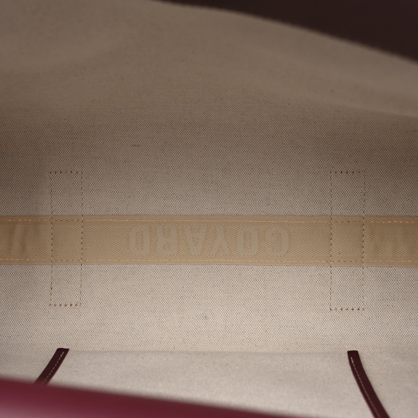 Goyardine Rouette PM Burgundy