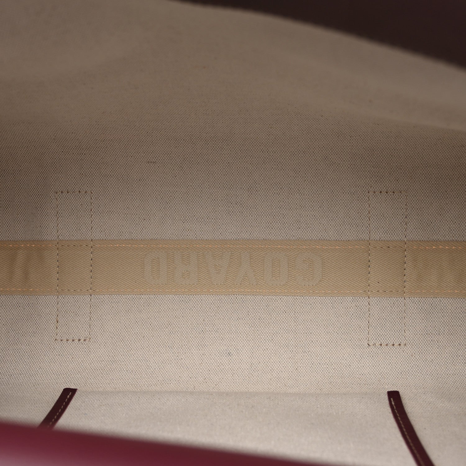 Goyard Goyardine Rouette PM Burgundy 5 of 9