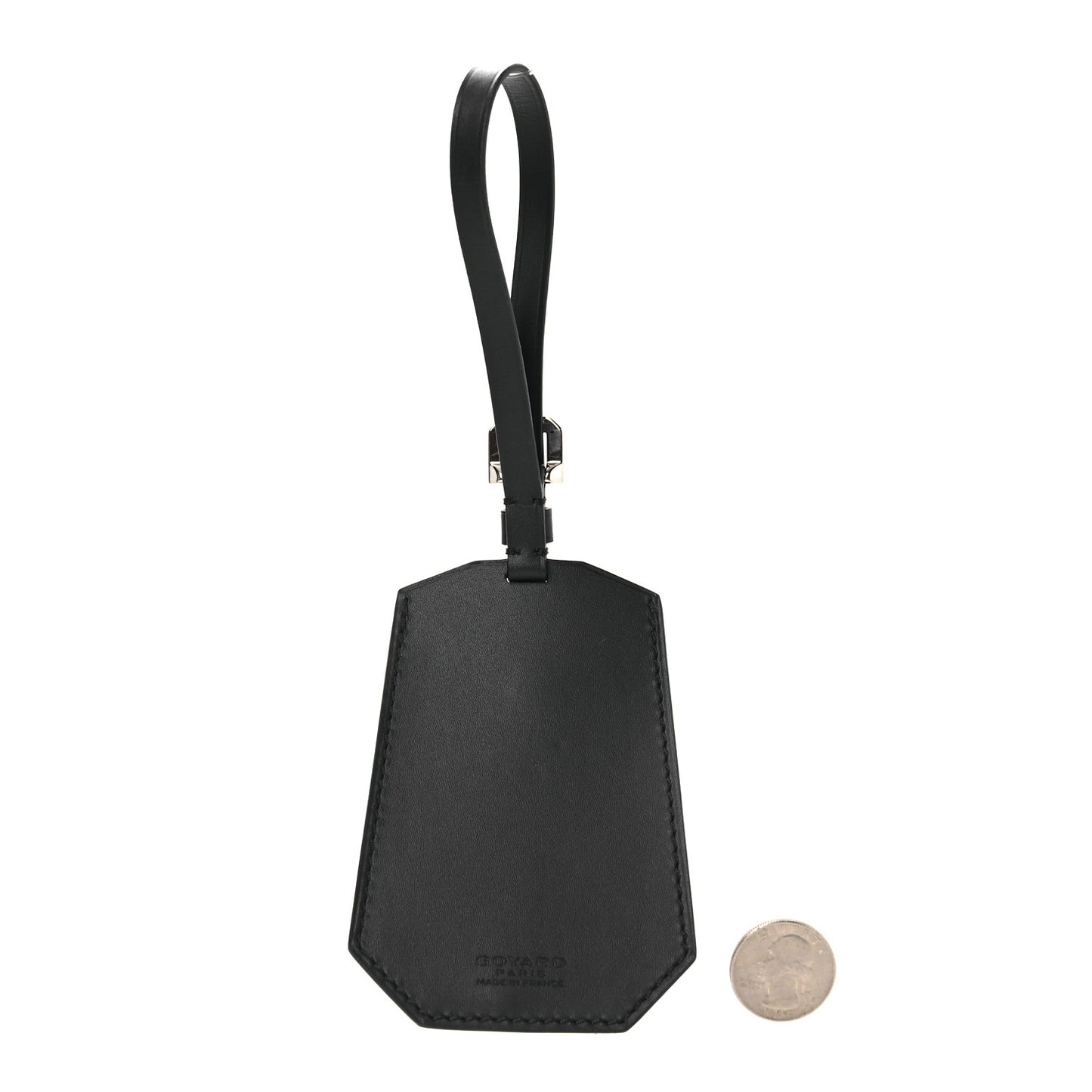 Goyardine Luggage Tag Black
