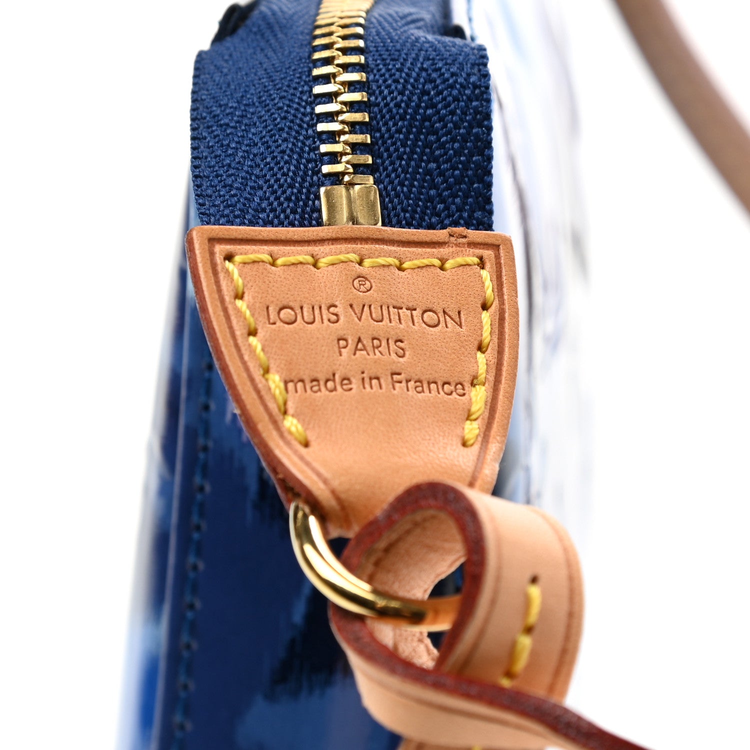 Louis Vuitton Vernis Ikat Pochette Accessories NM Grand Blue 6 of 8