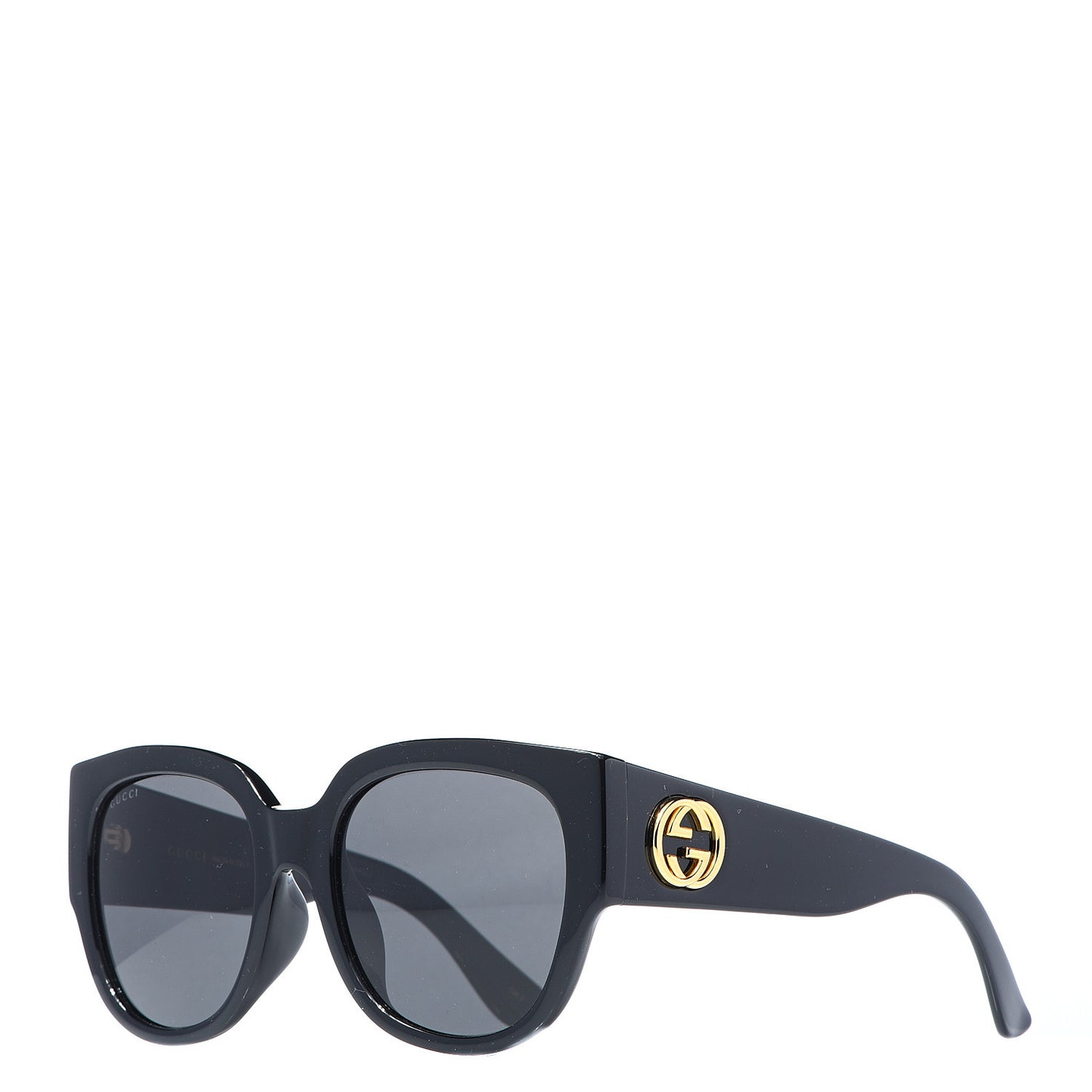 Acetate Square Frame Sunglasses GG0142SA Black