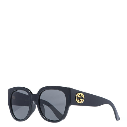 Gucci Acetate Square Frame Sunglasses GG0142SA Black 1 of 9