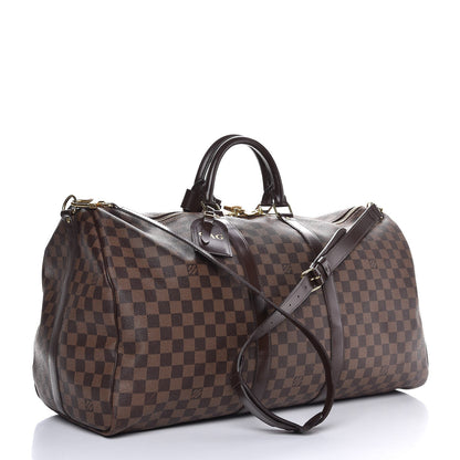 Louis Vuitton Damier Ebene Keepall Bandouliere 55 4 of 9