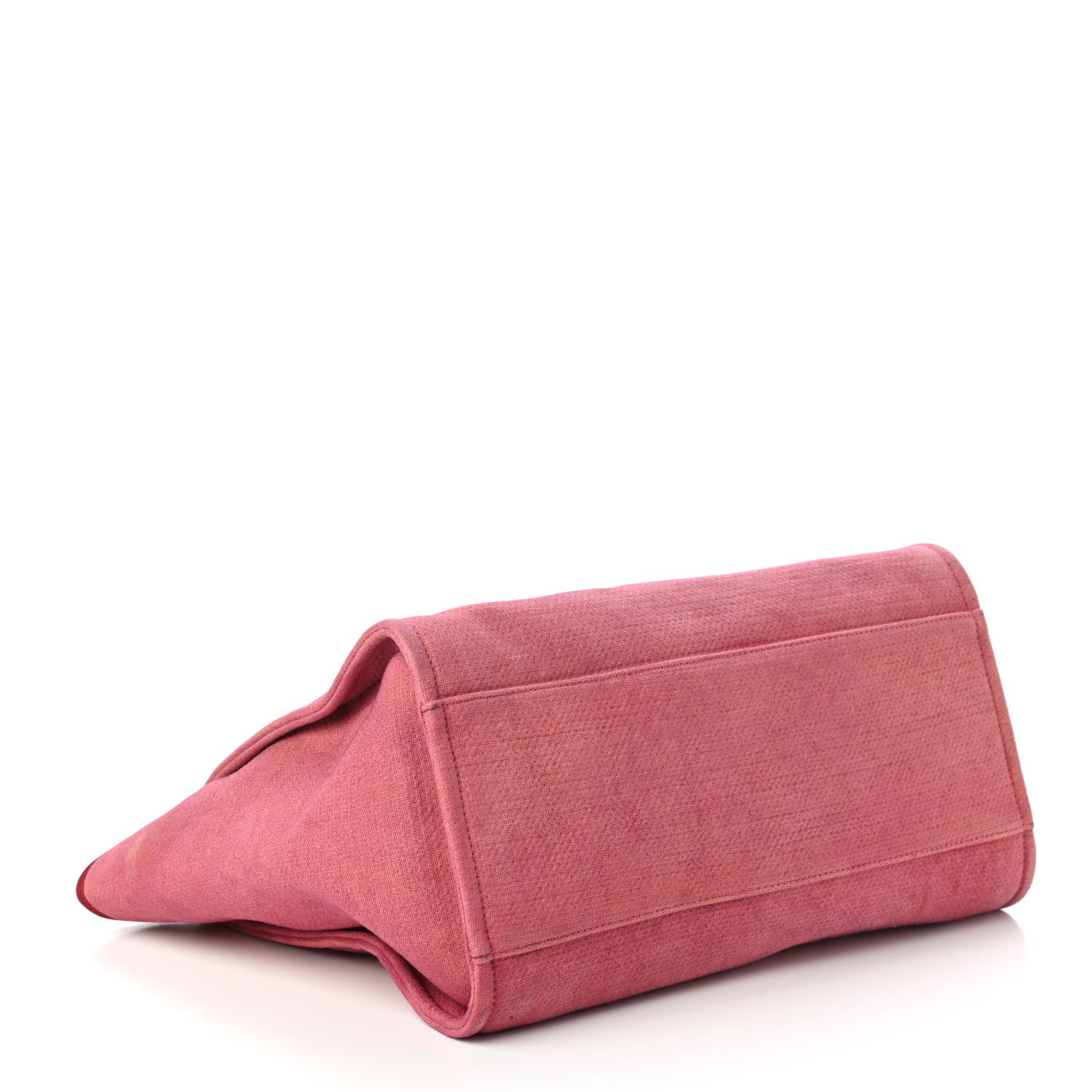 Chanel Canvas Medium Deauville Tote Red 4 of 10