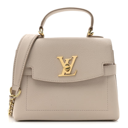 Louis Vuitton Soft Calfskin Mini Lockme Ever Greige 1 of 9
