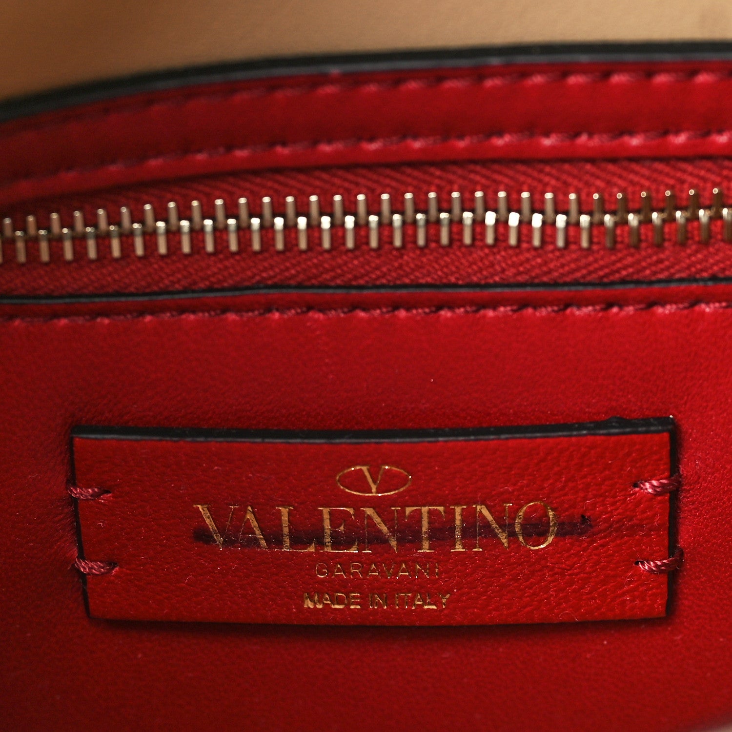 Valentino Garavani Raffia Lambskin Medium Rockstud Spike Shoulder Bag Naturale 5 of 8