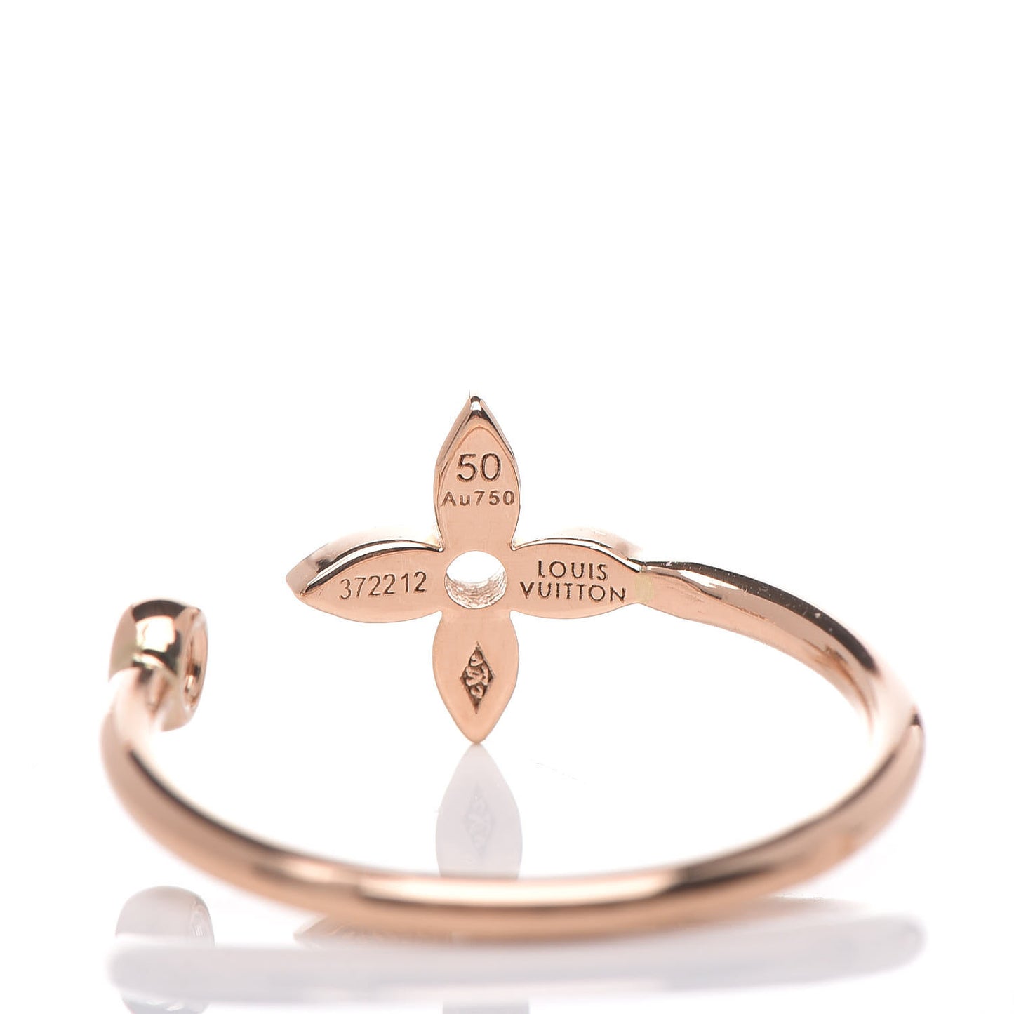 18K Yellow Pink White Gold Diamond Idylle Blossom Ring Set of 3 50 5.25