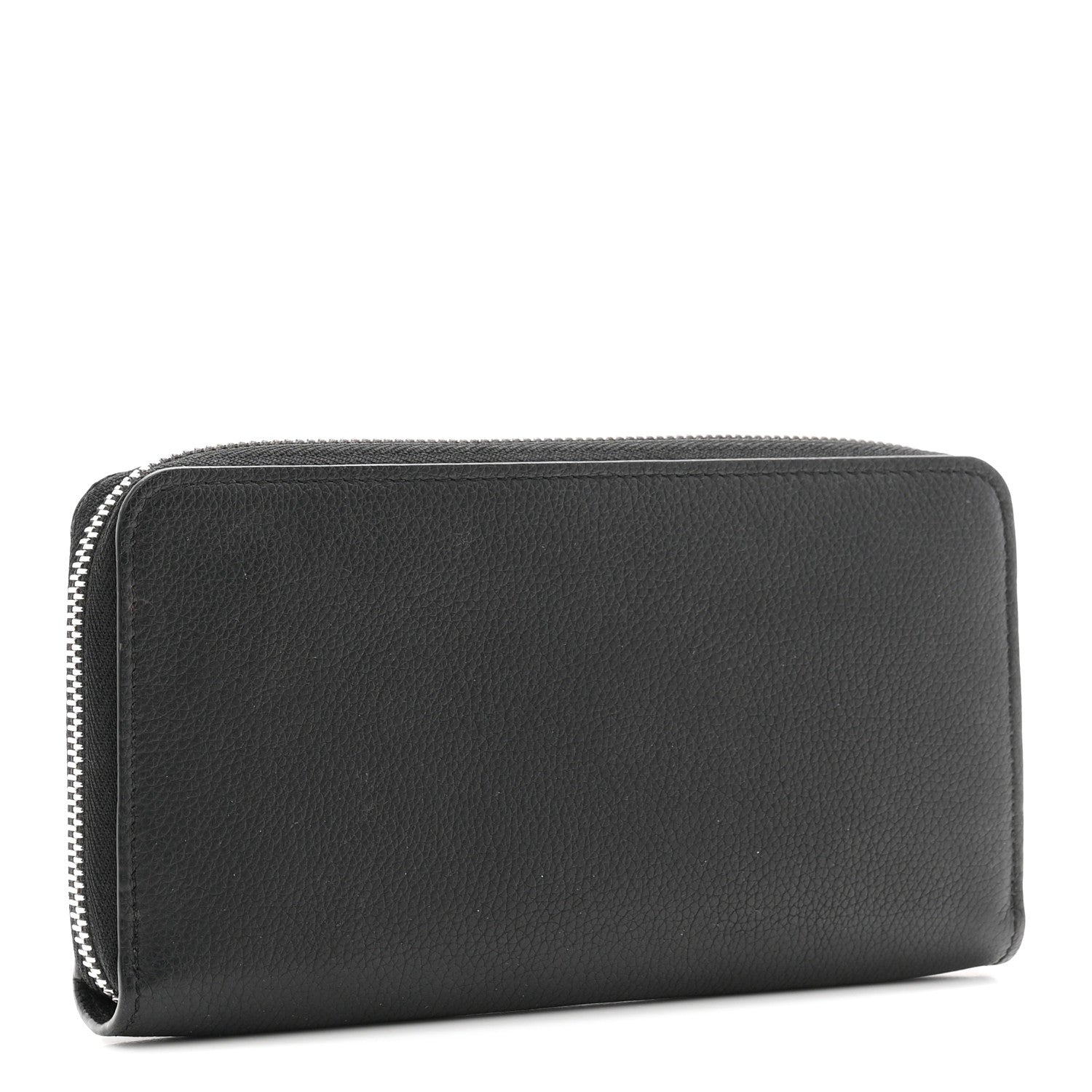 Louis Vuitton Calfskin Zippy Lockme Wallet Black 3 of 7
