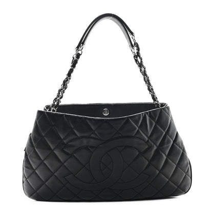 Chanel Caviar Quilted Expandable Zip Shoulder Bag Black 1 of 11