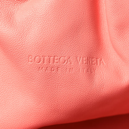Bottega Veneta Nappa Maxi Intrecciato The Pouch Oversized Clutch Peach 6 of 9