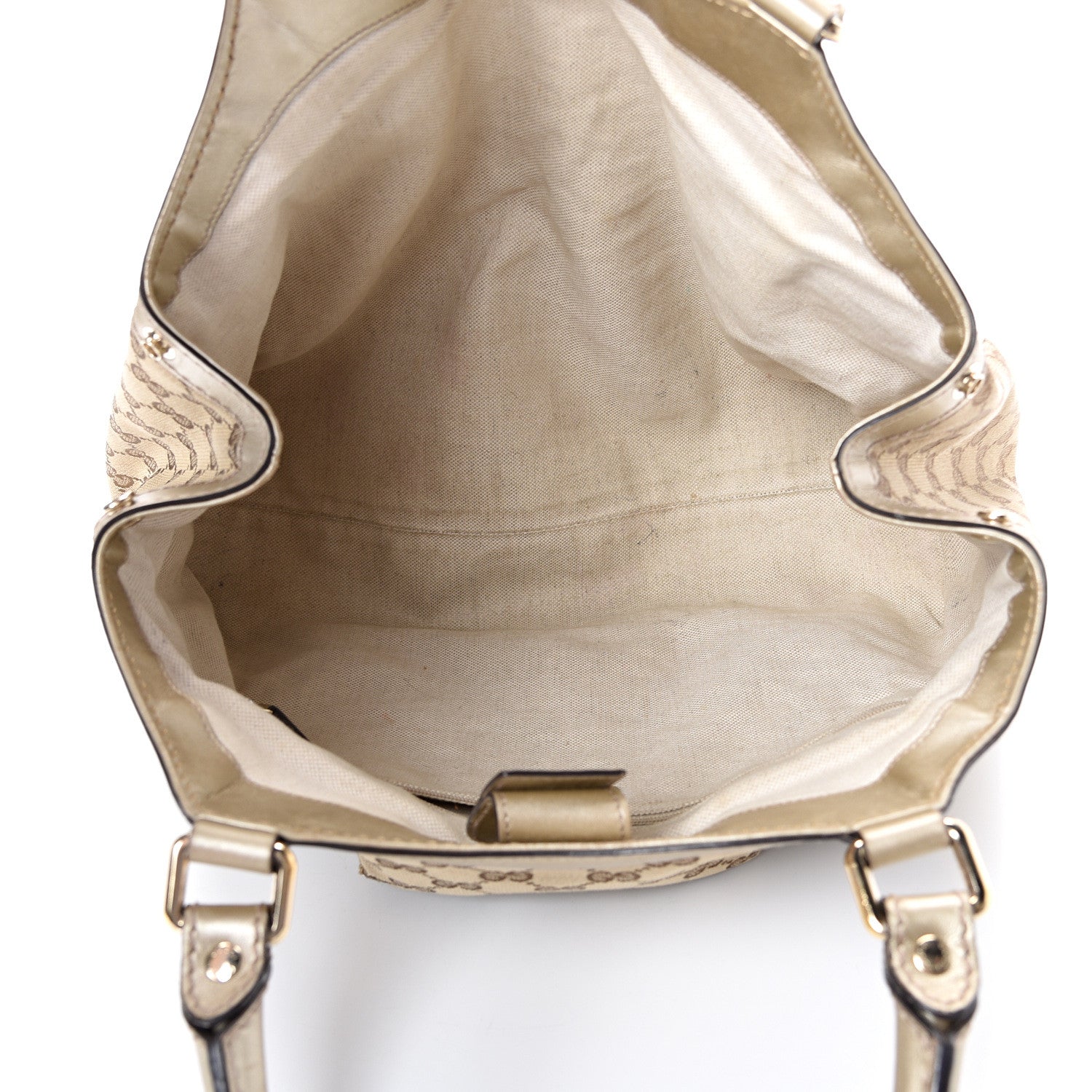 Gucci Monogram Medium Sukey Tote Champagne 4 of 22