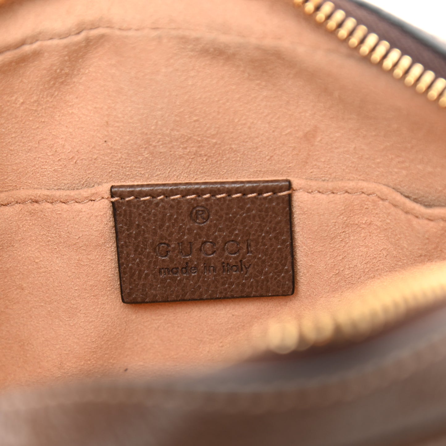 GG Supreme Monogram Web Mini Ophidia Shoulder Bag Brown