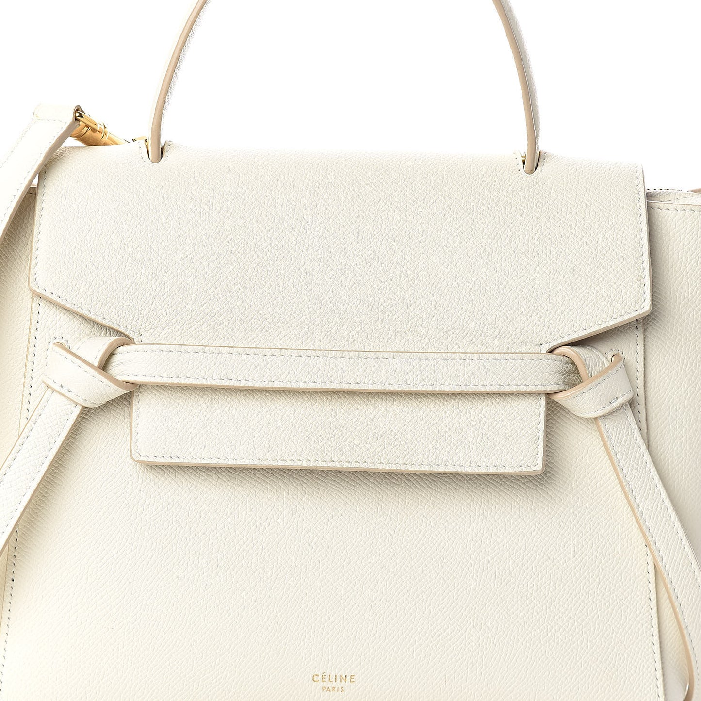 Grained Calfskin Micro Belt Bag Linen