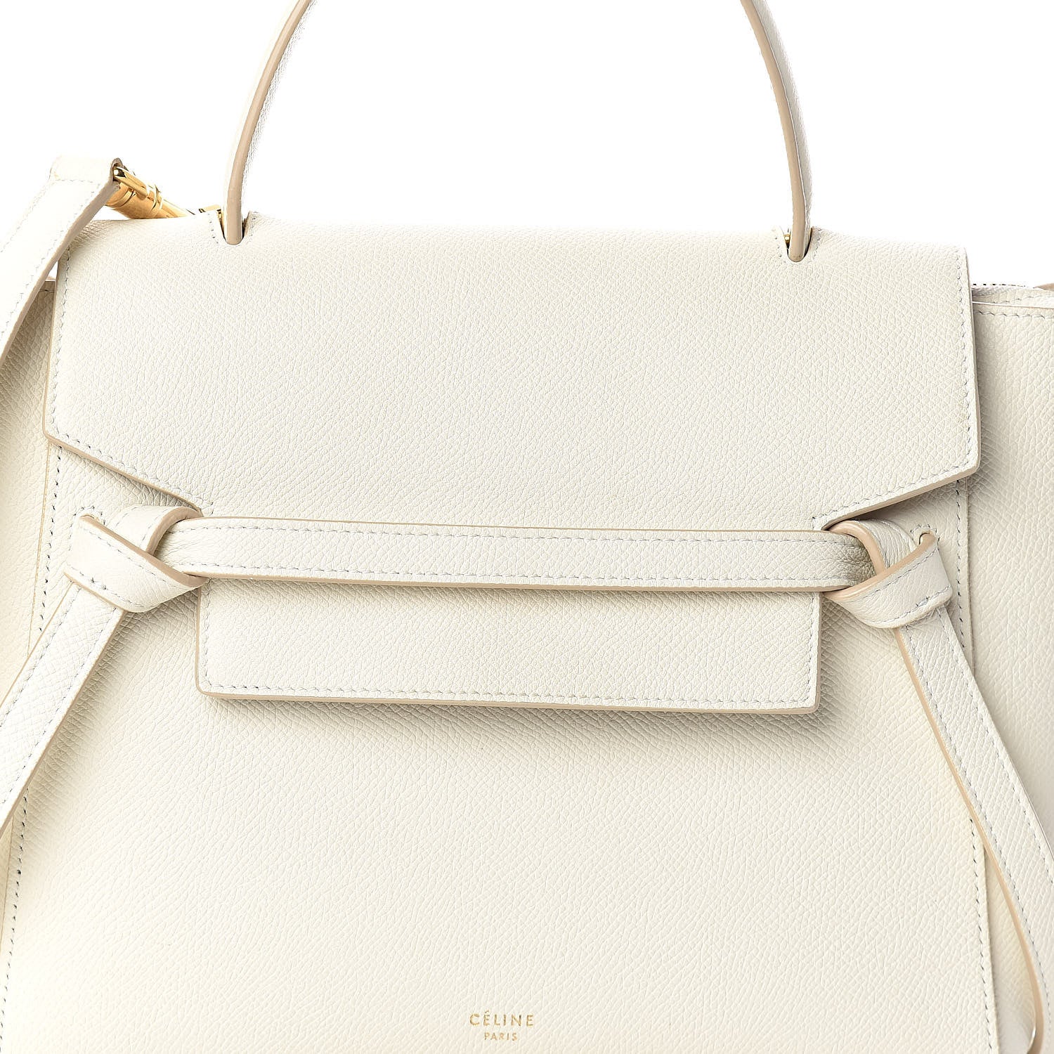 Celine Grained Calfskin Micro Belt Bag Linen 7 of 9
