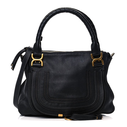 Chloe Calfskin Medium Marcie Satchel Black 1 of 15