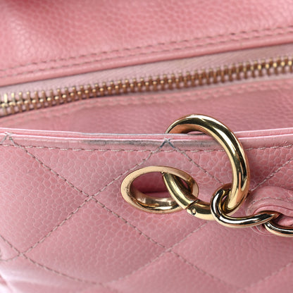Chanel Caviar Quilted Petit Timeless Shopping Tote PTT Pink 12 of 14