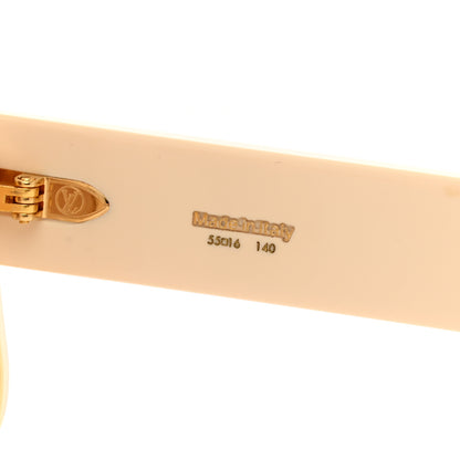 Louis Vuitton Acetate LV Moon Square Sunglasses Z1652W White 6 of 9