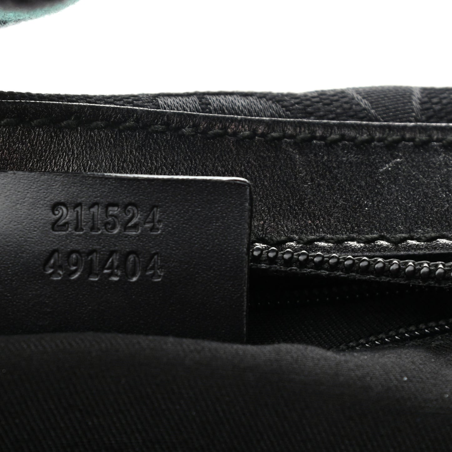 Canvas Horsebit Hobo Black