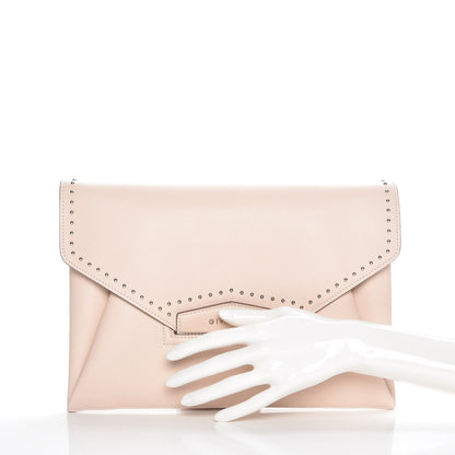 Givenchy Smooth Calfskin Medium Antigona Studded Envelope Clutch Nude Pink 2 of 8