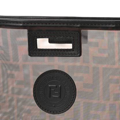 Fendi Mesh Vitello Century FF 1974 Medium Peekaboo Defender Cover Marrone Black Ebano 8 of 10