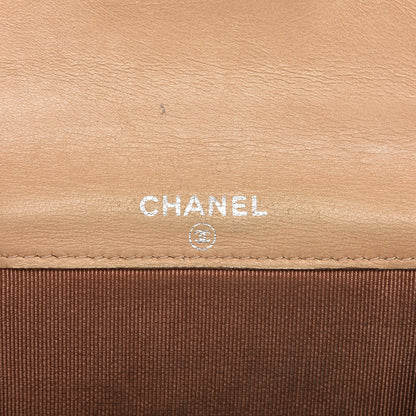 Chanel Lambskin Quilted Flap Card Holde Walletr Beige 6 of 13