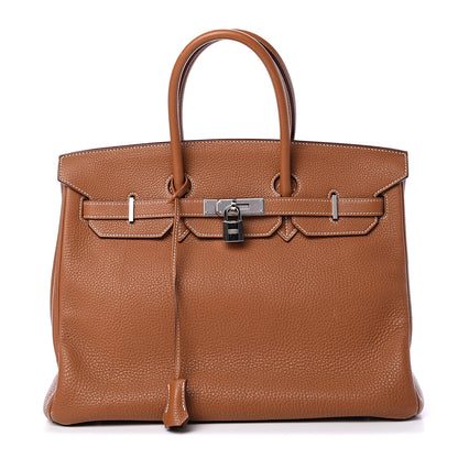 Hermes Togo Birkin 35 Gold 1 of 15