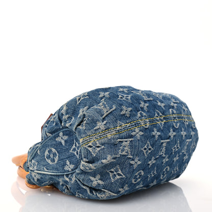 Louis Vuitton Monogram Denim Pleaty Blue 3 of 17