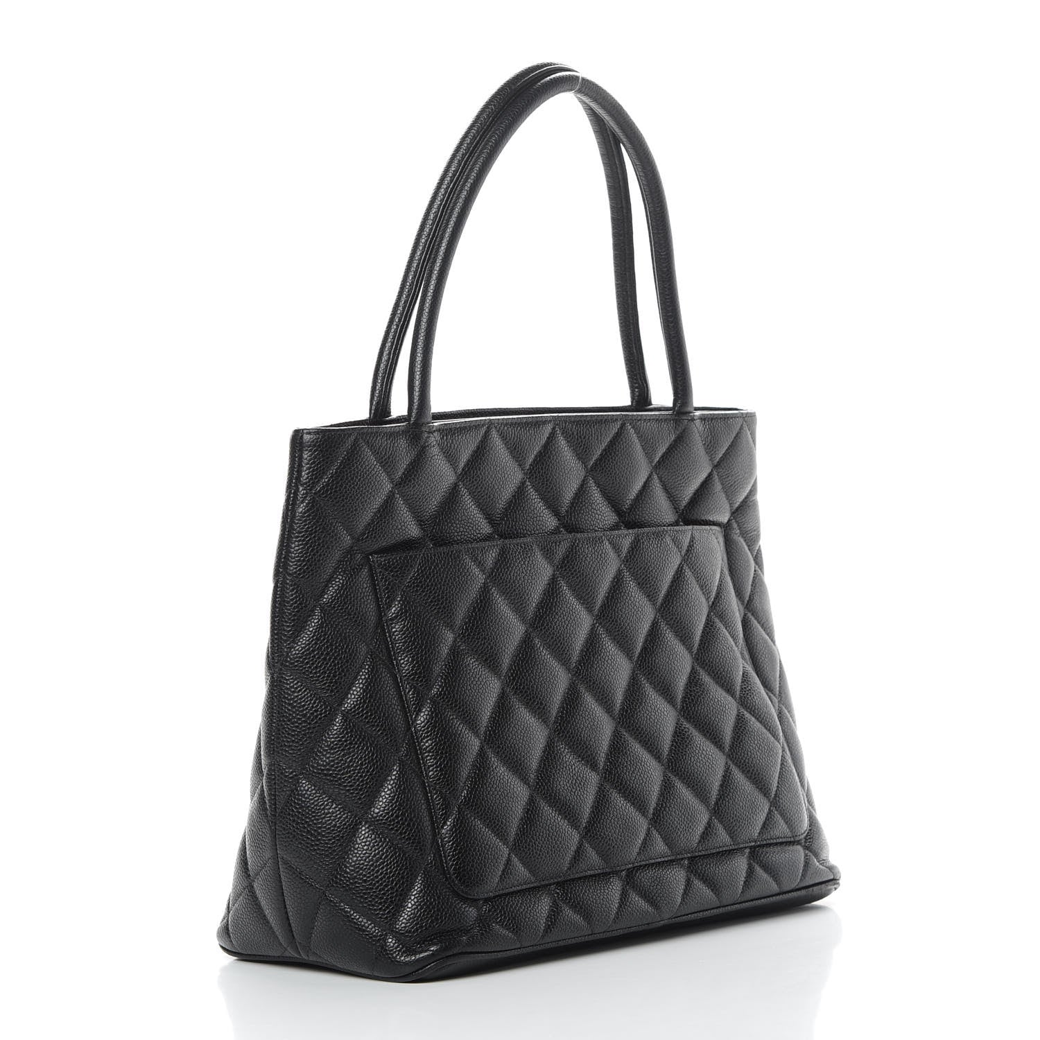 Chanel Caviar Quilted Medallion Tote Black 3 of 17