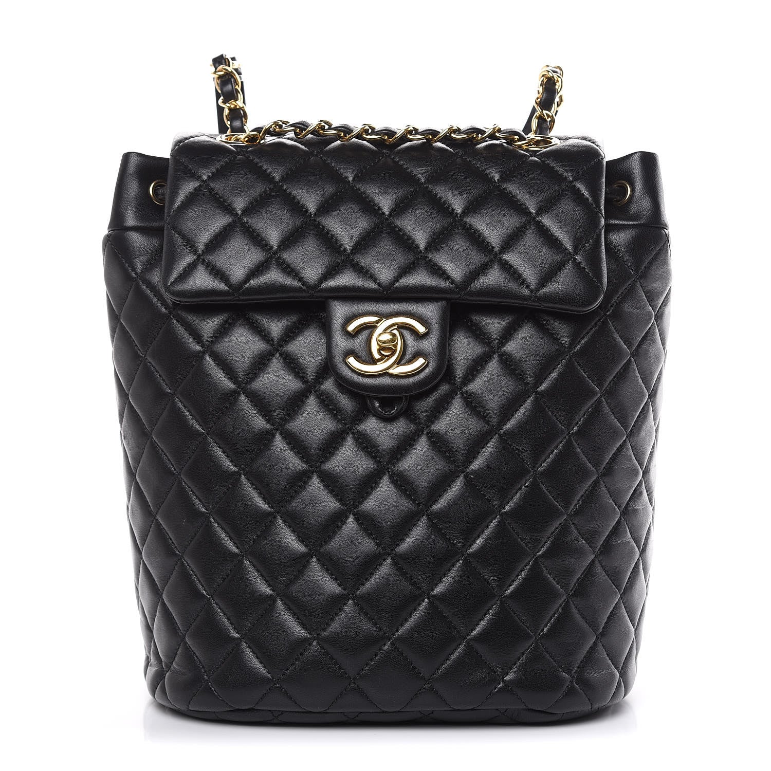 Chanel Lambskin Quilted Small Urban Spirit Backpack Black 1 of 13