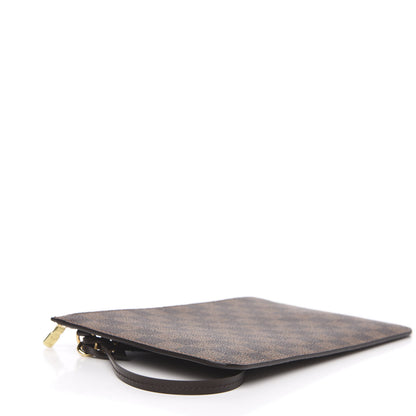 Louis Vuitton Damier Ebene Neverfull MM GM Pochette Rose Ballerine 3 of 6