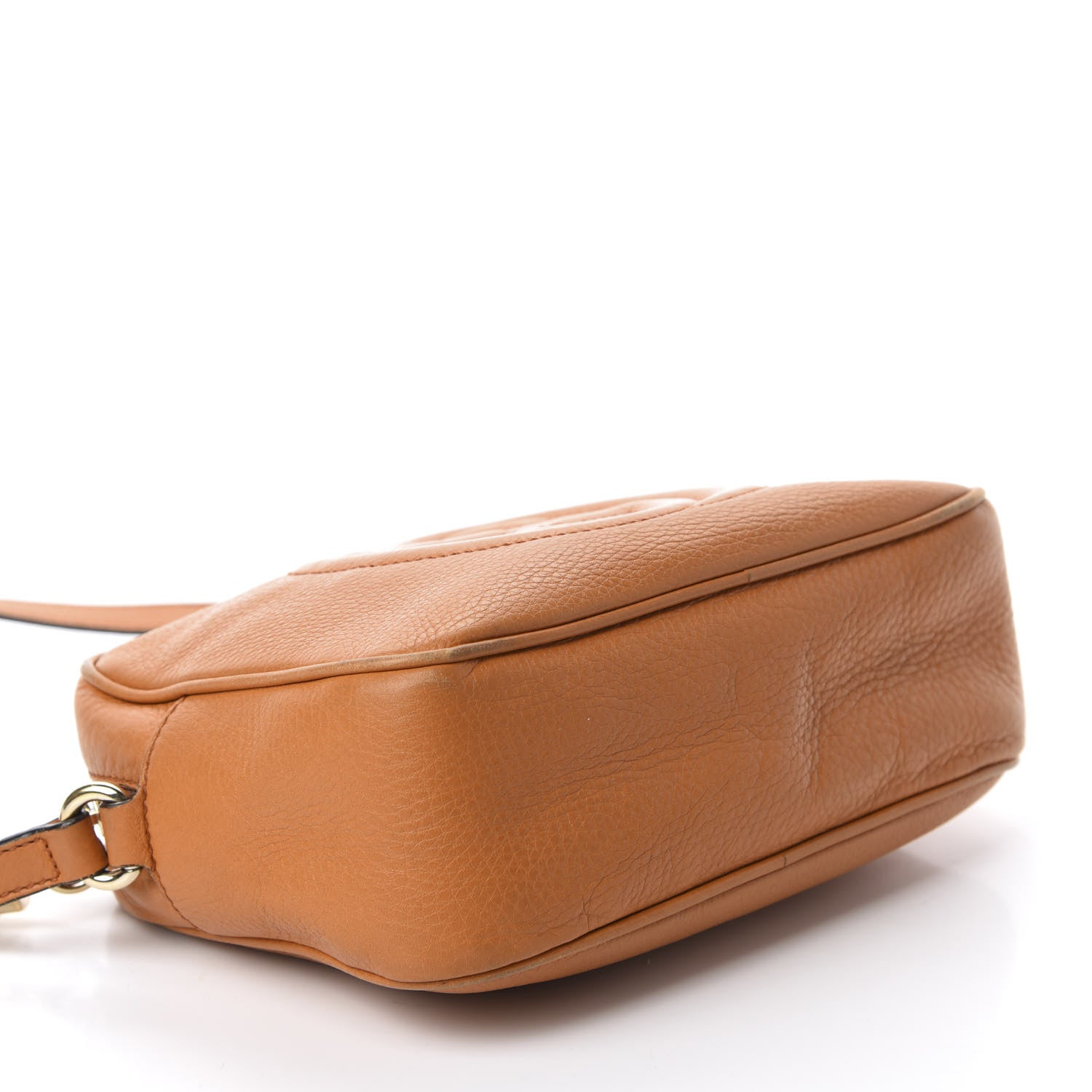 Gucci Pebbled Calfskin Small Soho Disco Bag Curcuma 4 of 14