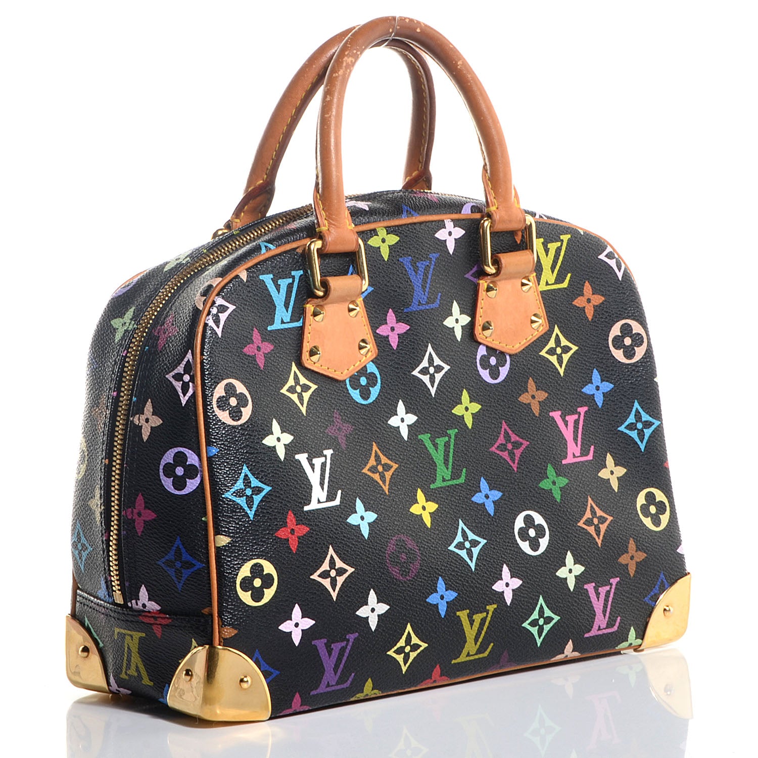 Louis Vuitton Monogram Multicolor Trouville Black 3 of 7