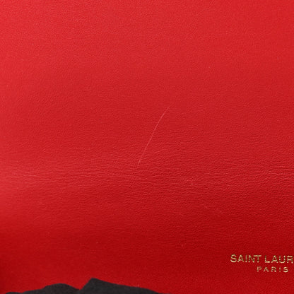 Saint Laurent Smooth Calfskin Zoe Chain Bag Eros Red 12 of 13
