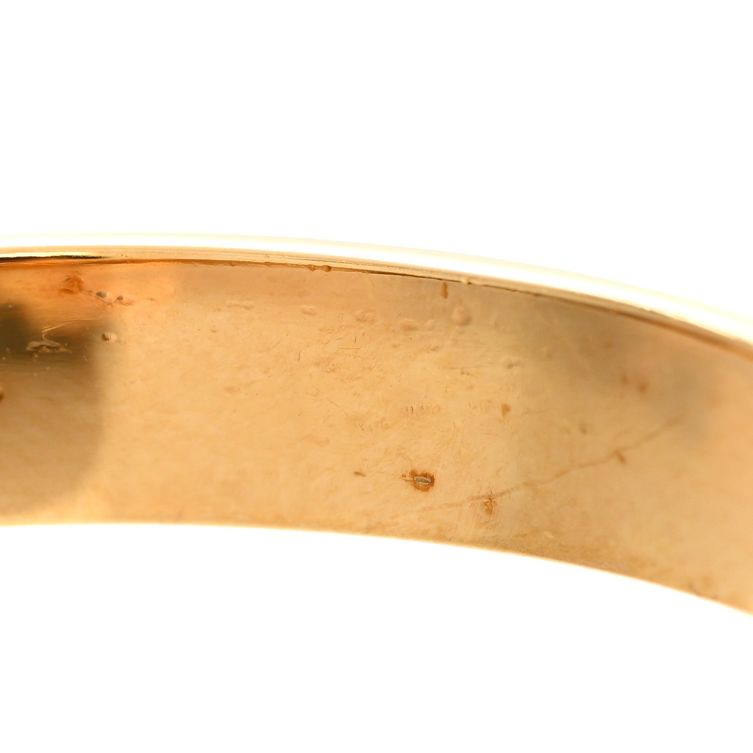 Louis Vuitton Metal Nanogram Hoop Earrings Gold 9 of 10