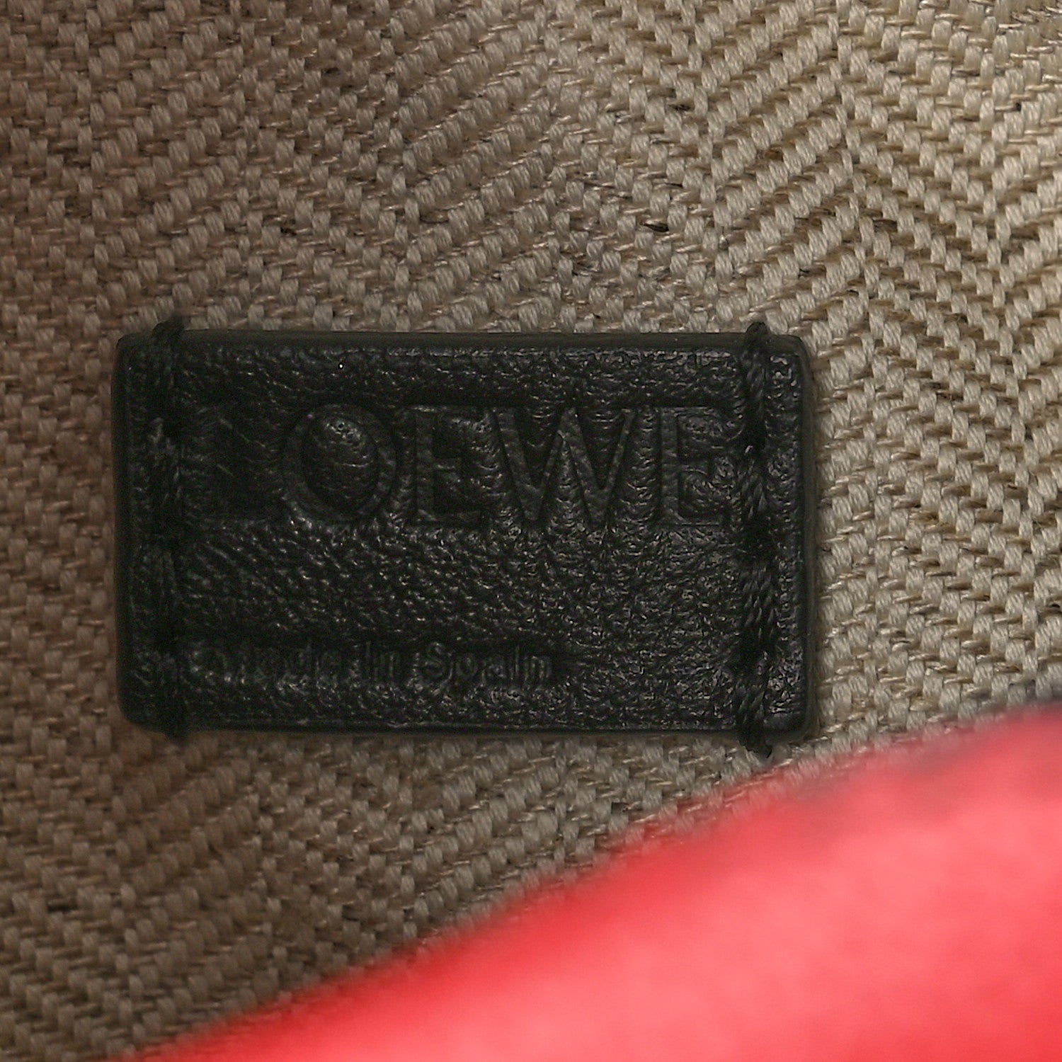 Loewe Calfskin Paula's Ibiza Watermelon Mini Puzzle Bag Black 6 of 8