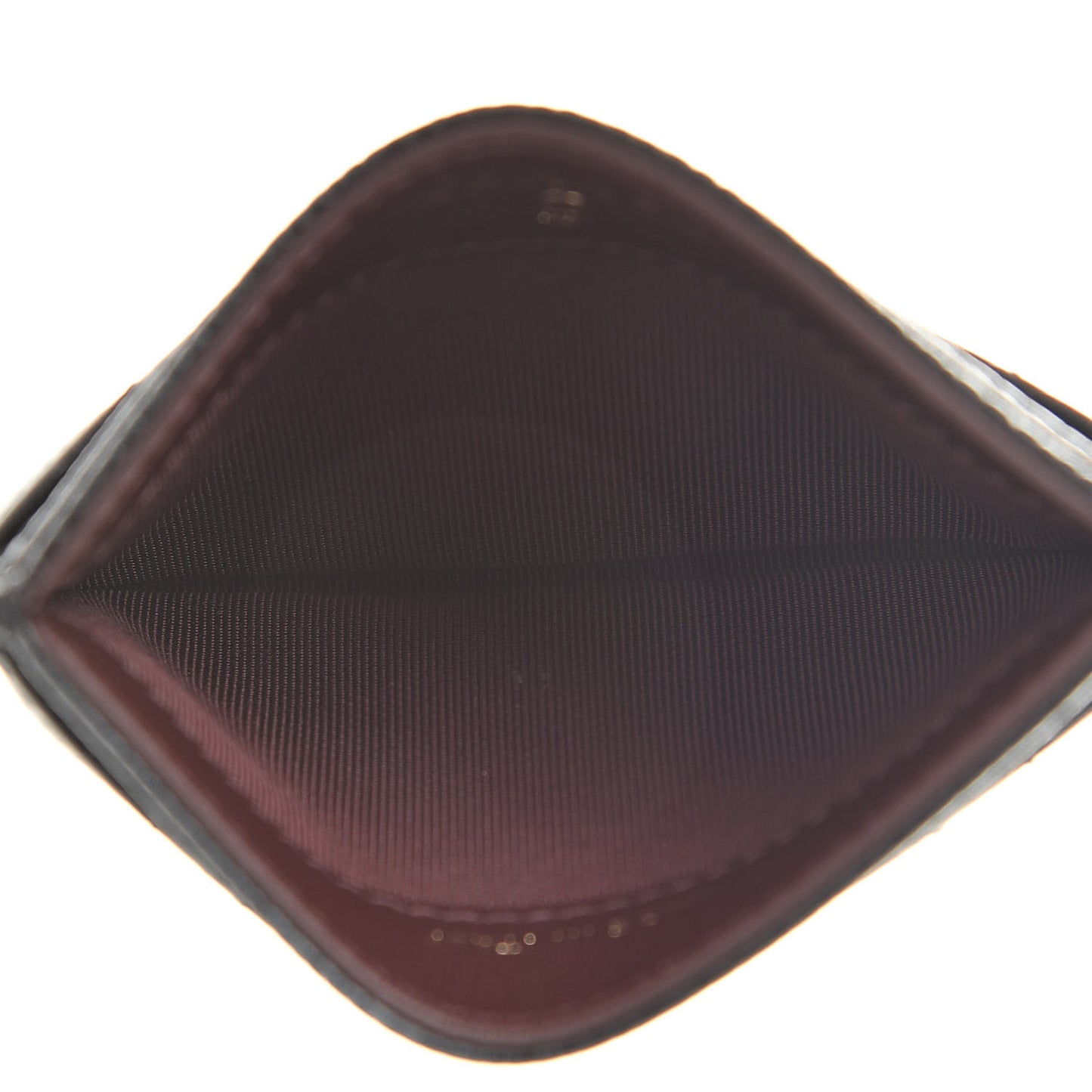 Caviar Quilted Card Holder Black