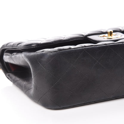 Chanel Lambskin Quilted Jumbo Double Flap Black 8 of 10