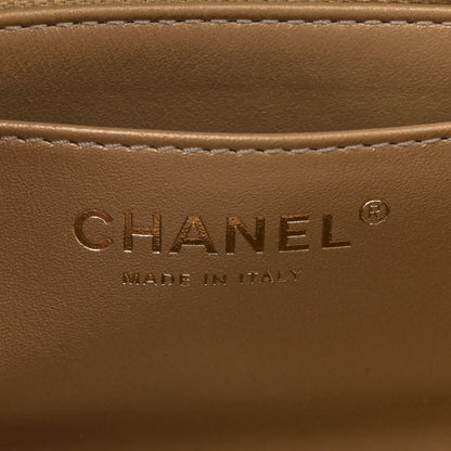 Chanel Lambskin Quilted Mini Rectangular Pearl Crush Flap Grey 6 of 11