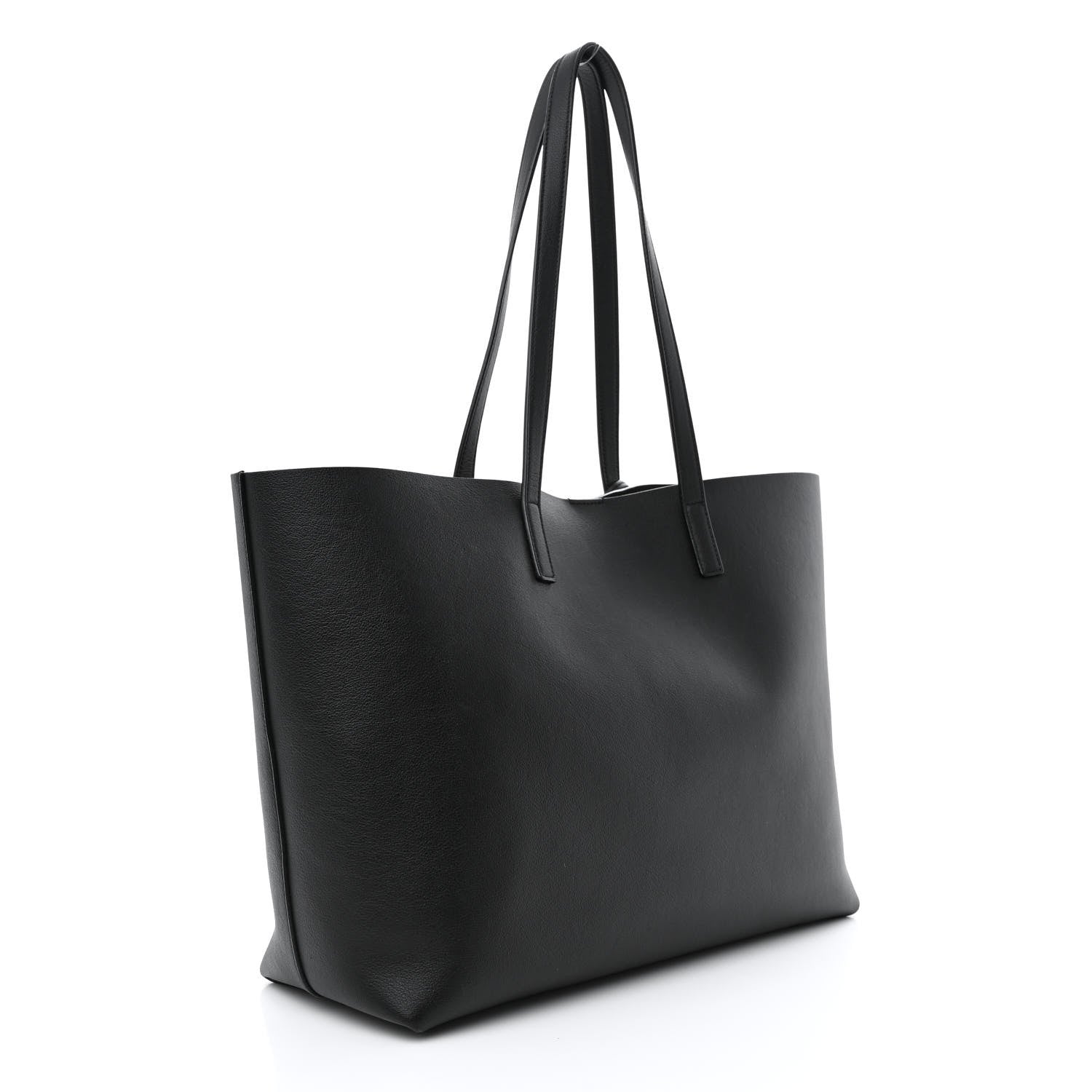 Saint Laurent Calfskin Large Shopping Tote Black 4 of 12
