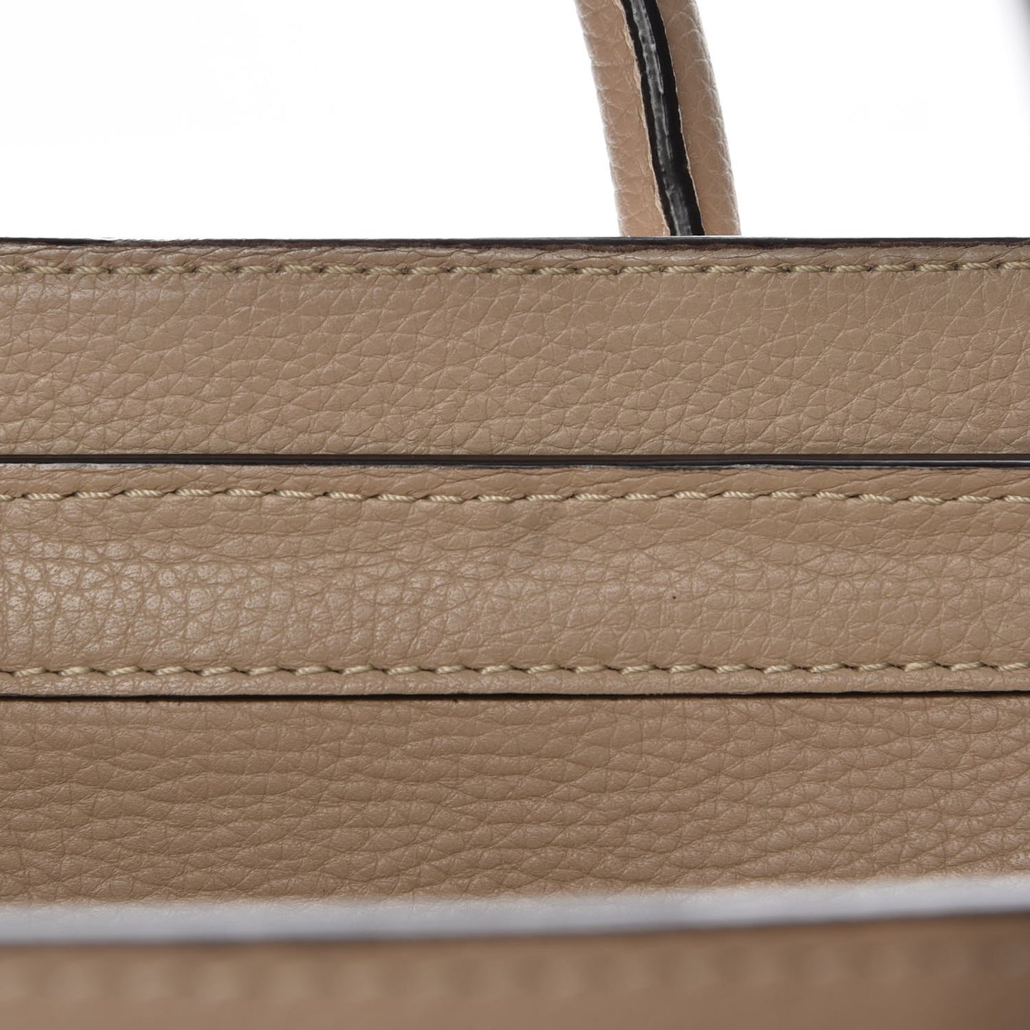 Drummed Calfskin Micro Luggage Dune