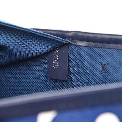 Louis Vuitton Monogram Escale Neverfull MM Blue 7 of 10