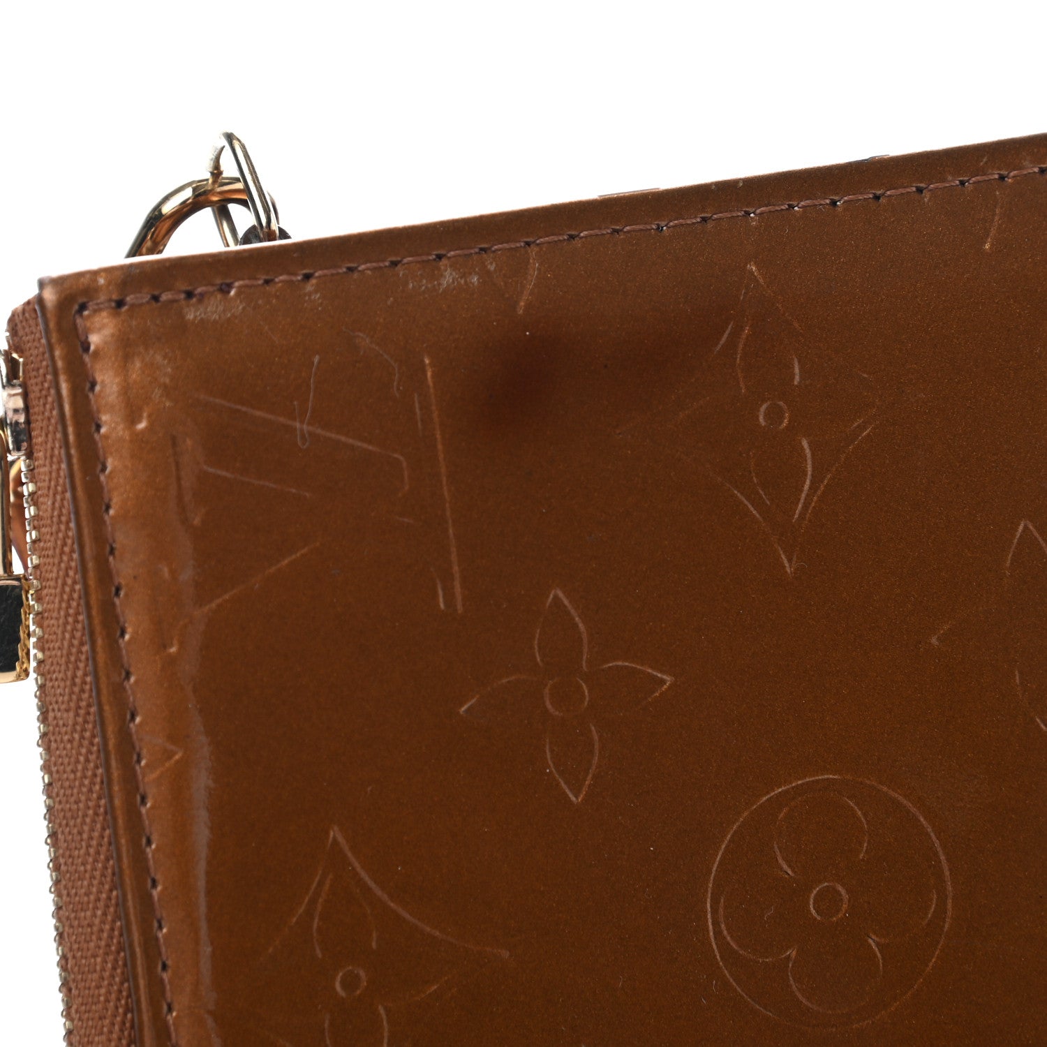 Louis Vuitton Vernis Lexington Pochette Bronze 10 of 14