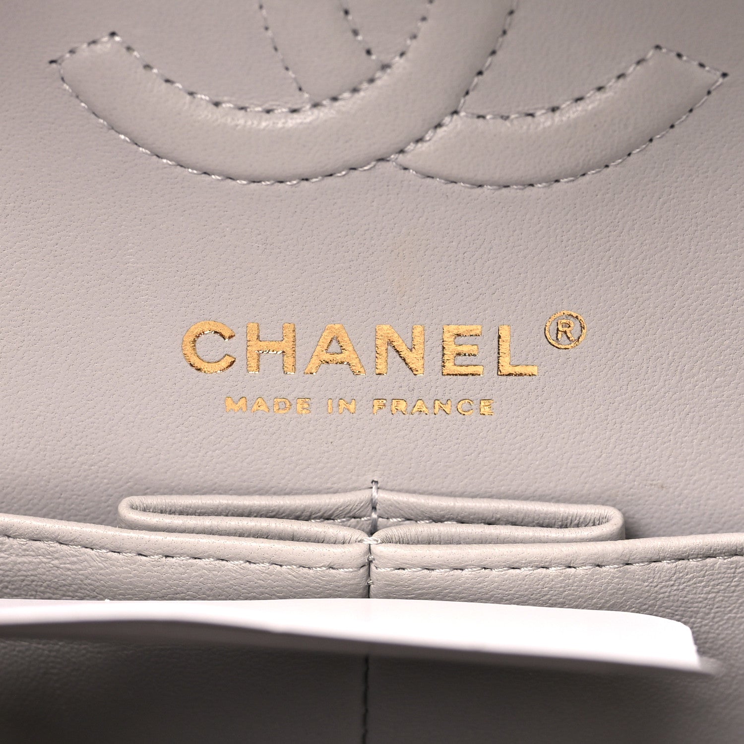 Chanel Caviar Quilted Small Double Flap Grey 6 of 11