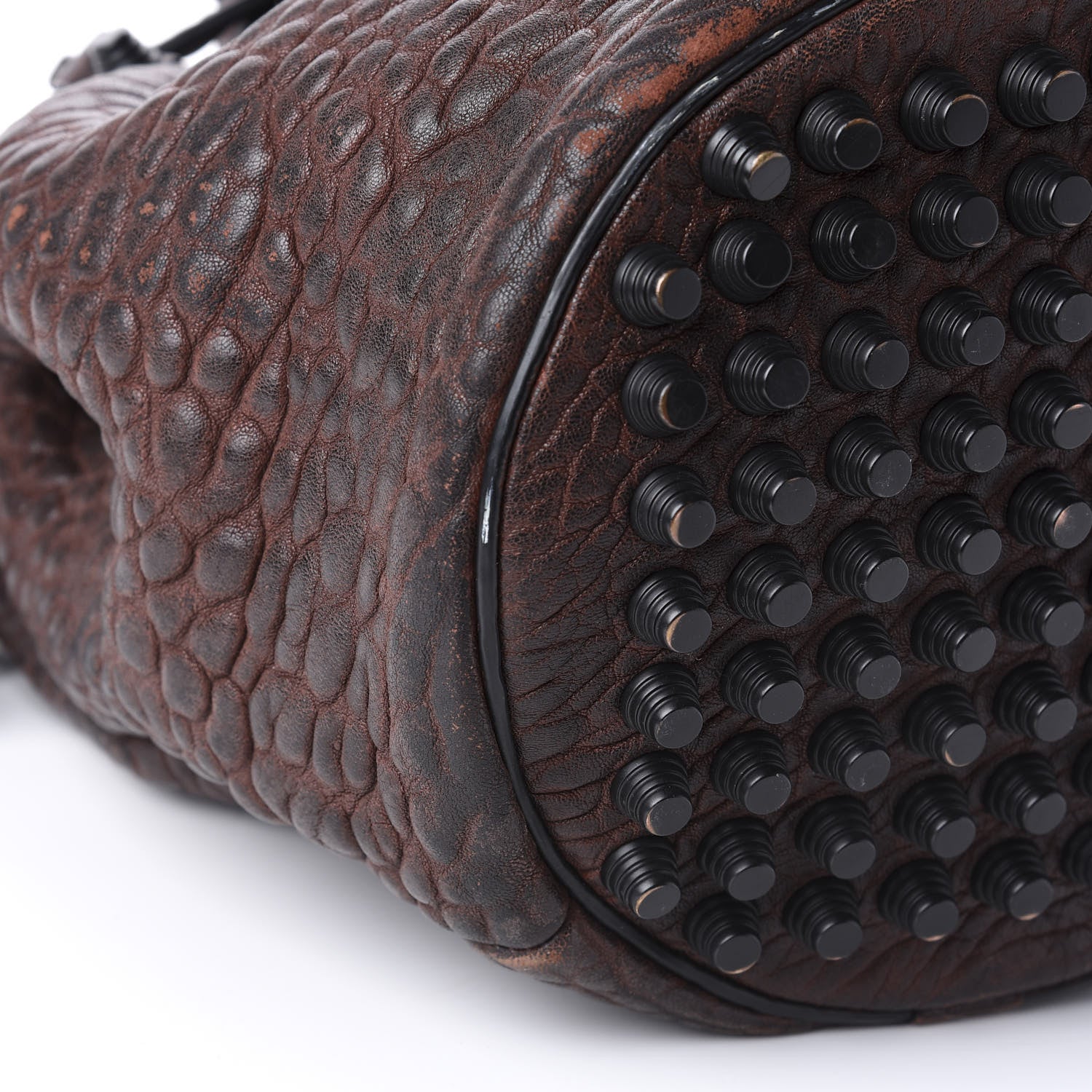 Alexander Wang Pebbled Lambskin Diego Bucket Bag Beet Black Hardware 8 of 11