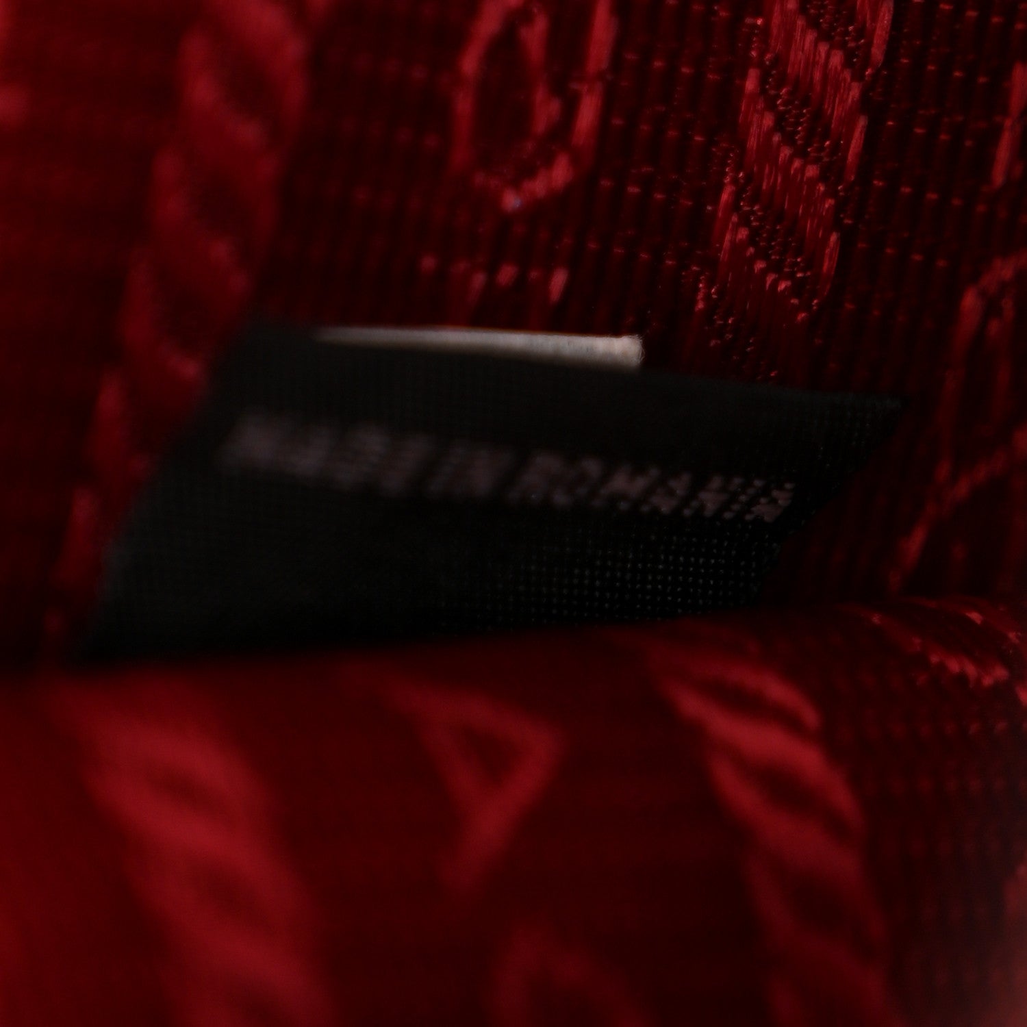 Prada Saffiano Turn Lock Chain Shoulder Bag Fuoco 7 of 18