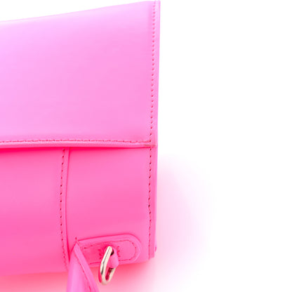 Balenciaga Shiny Box Calfskin Small Hourglass Top Handle Bag Acid Fuchsia 12 of 13