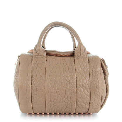 Alexander Wang Pebbled Lambskin Rockie Latte Rose Gold Hardware 1 of 8