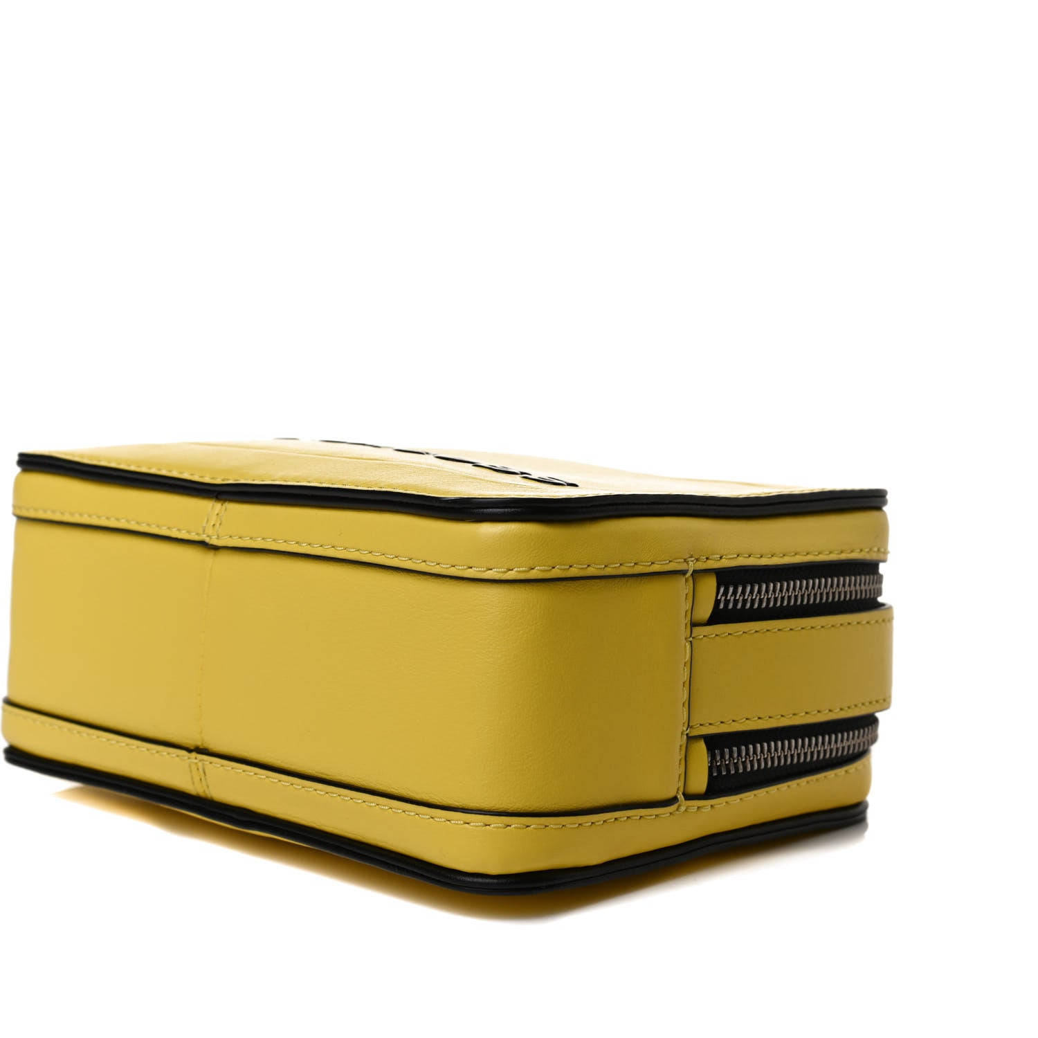 Marc Jacobs Calfskin Mini The Textured Box Bag Yellow 6 of 13