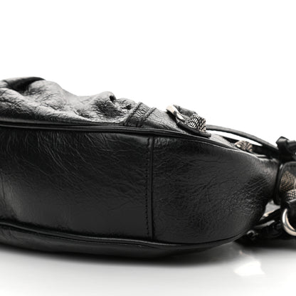 Balenciaga Agneau Arena Le Cagole Shoulder Bag XS Black 10 of 11
